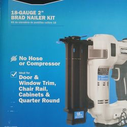 18 Gauge 2" Brad Nailer Kit Nail Gun
