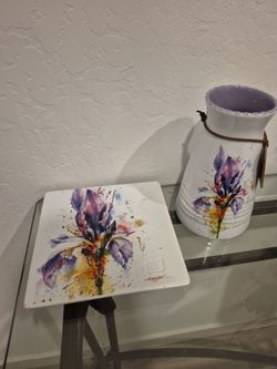 Dean Crouser vase and dish