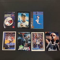 Selling 1993 Nike Jordan Button and Shaq cards