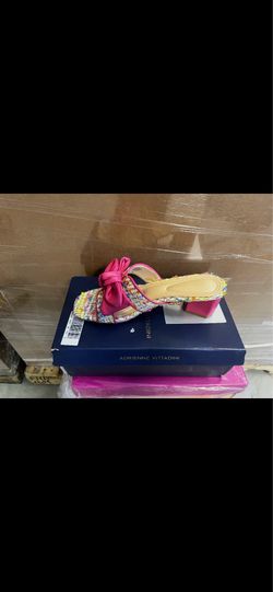 Adrienne vittadini women’s arnoldo heeled sandal size 7.5 M