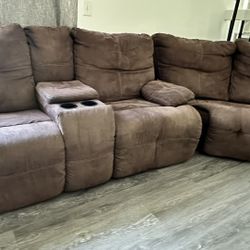 Sectional Recliner Living Room Set