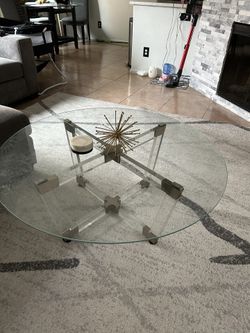 Round Glass Coffee Table
