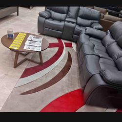*Summer Closeout Sale!!!*---Stunning Madrid Gray Leather Reclining Sofa/Loveseat Sets---Delivery And Financing Available🤠