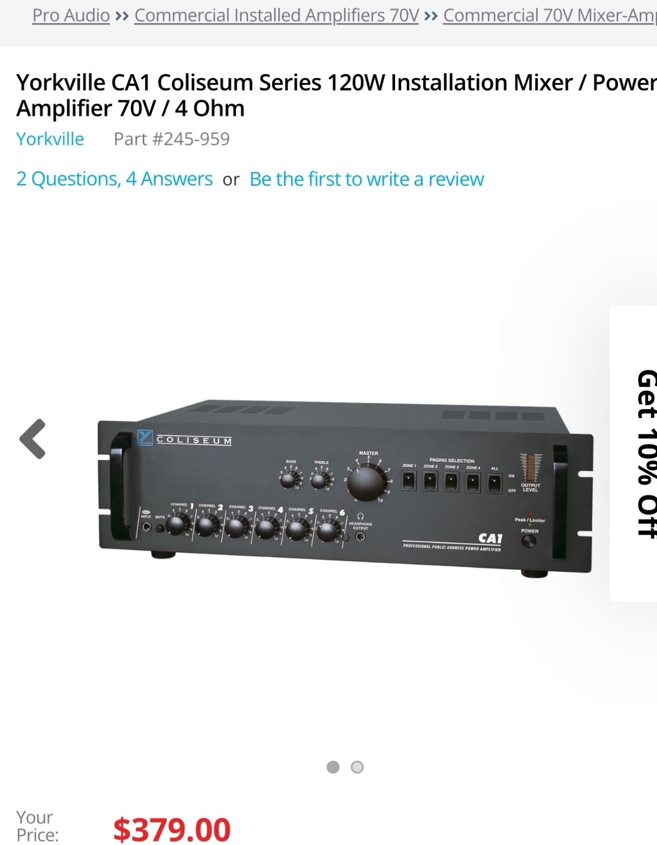 Turntable And Power Amplifier