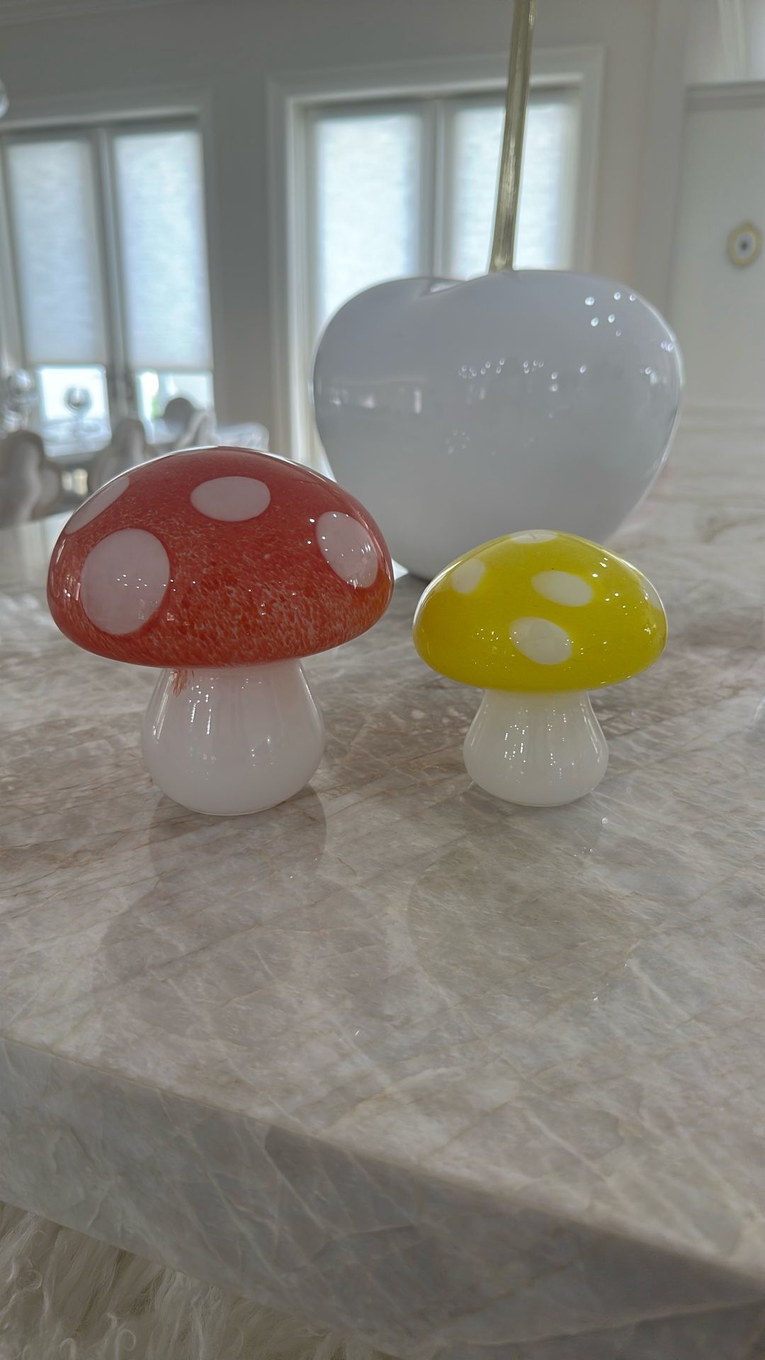 Colorful Mushroom Figurines