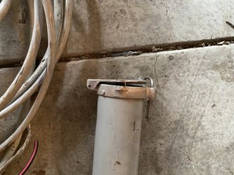 Conduit holder 4” PVC tube 8.5’ Long