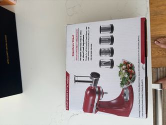 Stainless Steel Slicer Shredder Stand Mixer Attachment