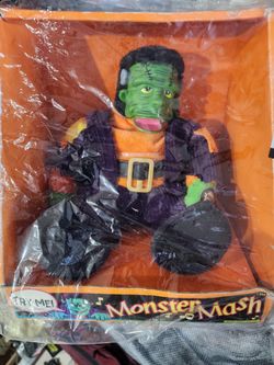 Monster Mash Singing Frankenstein Vintage DOLL from The 90's