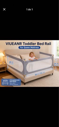 VIUEANR Toddler Bed Rail