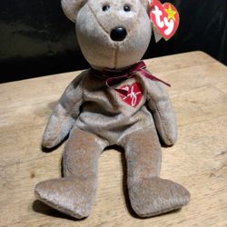 Vintage Ty Rare 1999 Signature Bear With Errors.