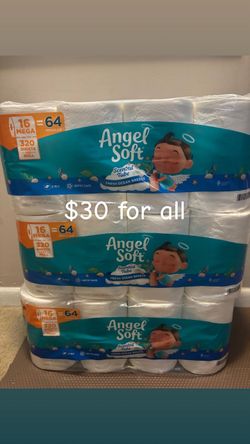 Angel Soft Mega Roll Toilet Paper 3-Pack