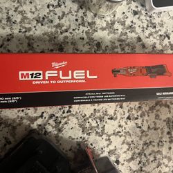Milwaukee 3053-20 M12 FUEL 12V 3/8" Cordless Li-Ion Ratchet - Bare Tool New  $225