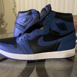 Jordan 1 Retro High OG Dark Marina Blue Size 10