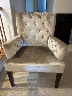 Z Gallerie Lola Sage Green Dining Chair Accent Chair