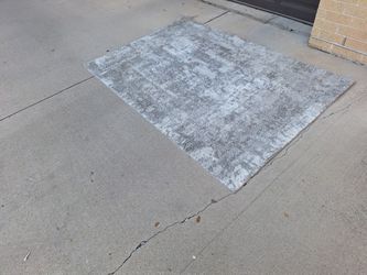 Light Multi- Color Burber Style Area Rug