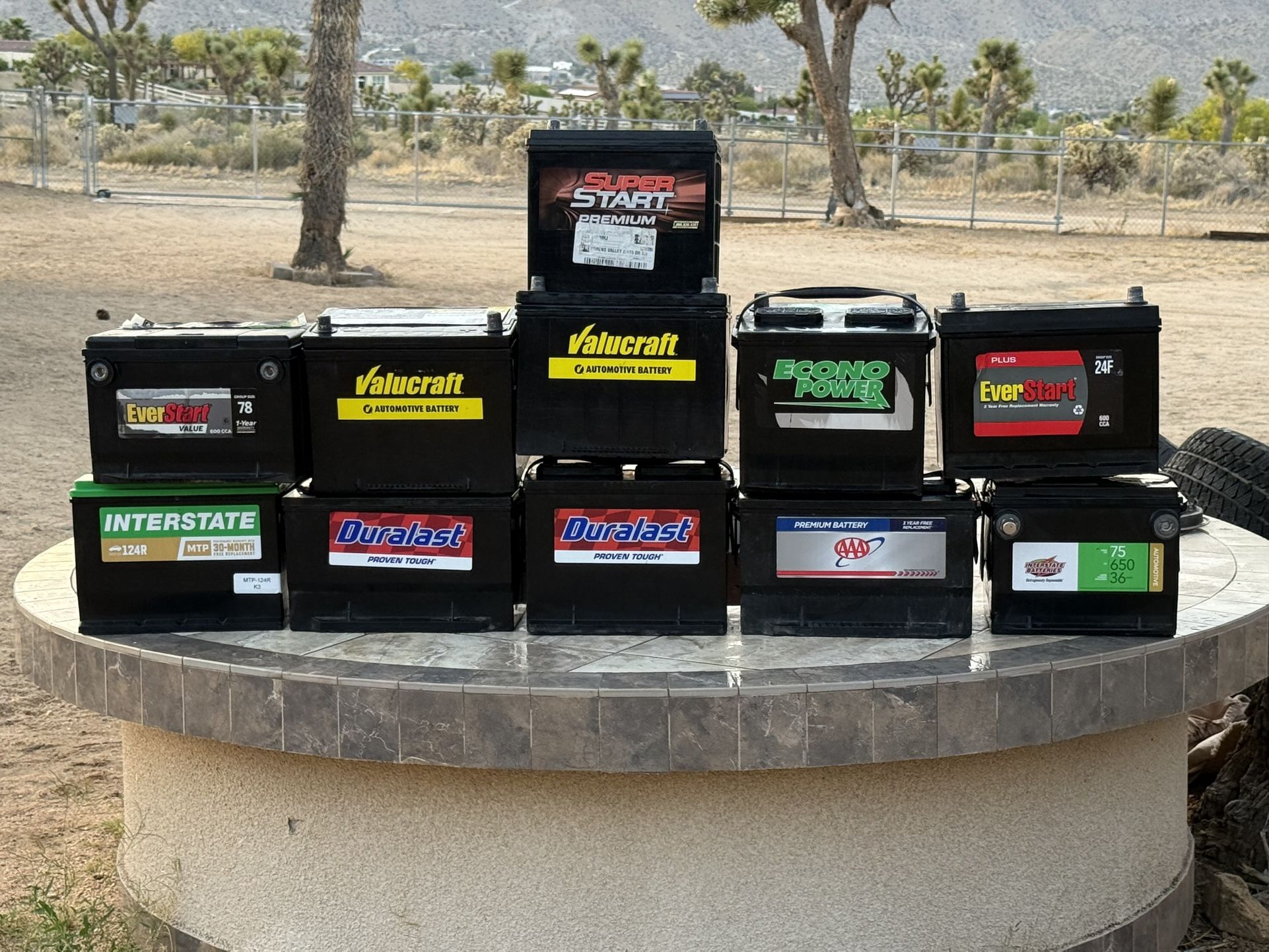Used car batteries for sale