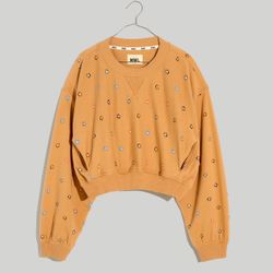 NWT-Madewell Cropped sweatshirt size xxs
