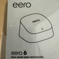 Eero 6 Dual Band Mesh WiFi Router - NEW 