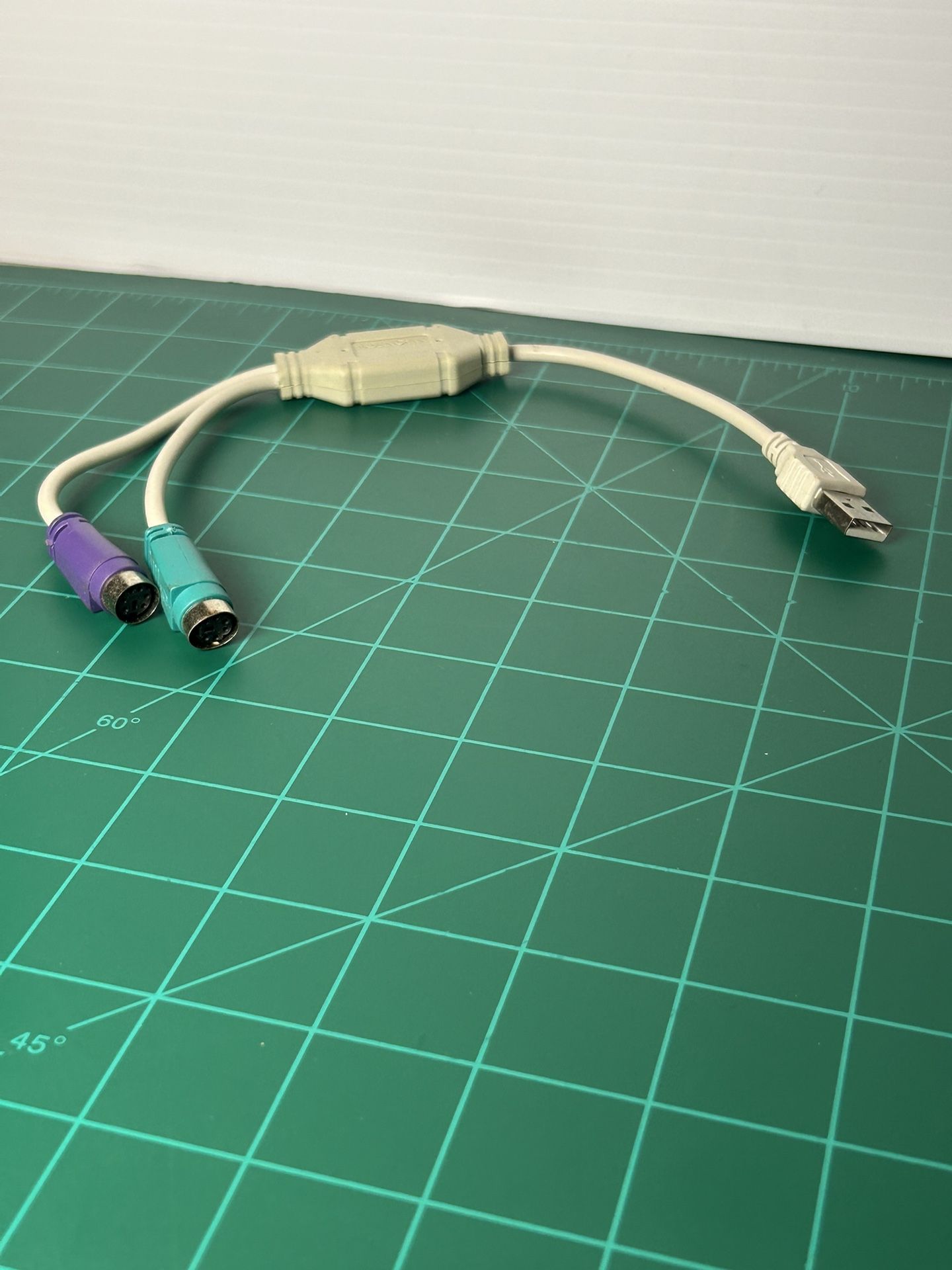 USB to Dual PS/2 Adapter for Mouse and Keyboard