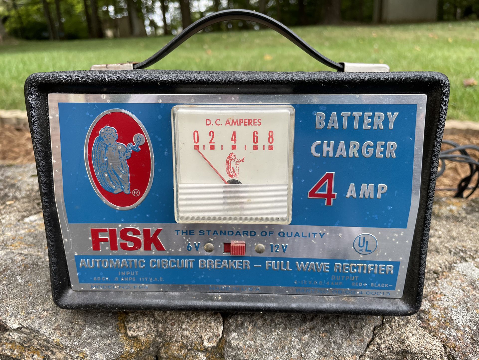 Car Battery Charger FISK 4 Amp