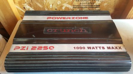 1000 watts crunch amplifier