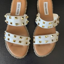 Steve Madden Double Strap Studded Sandals