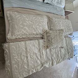 King  Comforter, Bed Skirt And Shams.