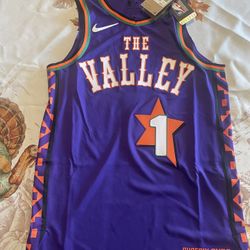 Phoenix Suns Devin Booker Valley Nike Size Small 40 AUTHENTIC  (Not A Swingman)