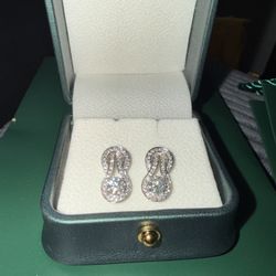 Moissanite Earrings (GRA Certified)