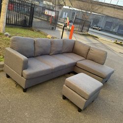 Gray Sectional Couch-FREE DELIVERY 🚚 