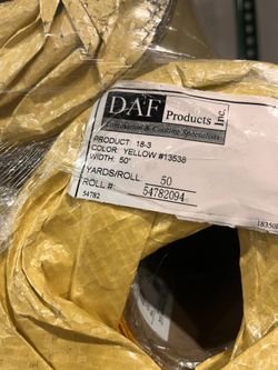 Polyvinyl Yellow Fabric