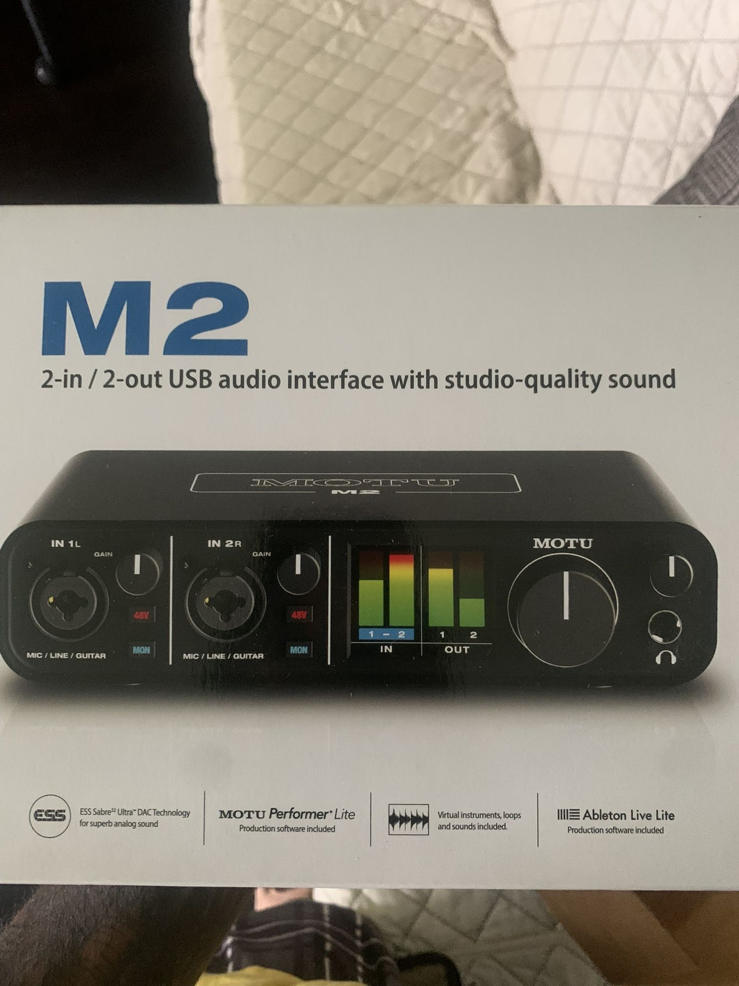 Motu M2 Audio Interface