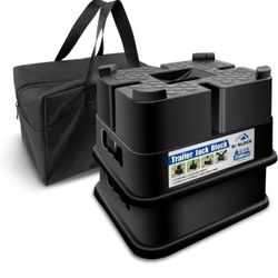 ROBLOCK Trailer Jack Block, 2 Pack RV Camper Stabilizer Blocks Travel Trailer