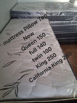 Mattress Pillow Top New
