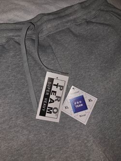 Pro Team Super Heavyweight Fleece Joggers Sweatpants - Gray XL (NWT)