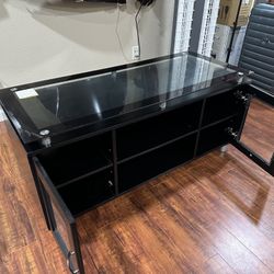 TV Stand With Glass Top