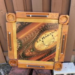 Wooden Cuban Dominoes Table 