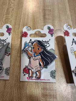 Disney Paris Animators Pin Collection Set of 4