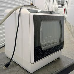 Dishwasher Compact Small Lights Up Countertop Portable Airmsen Electric White Works 