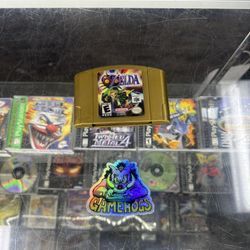 Zelda Majoras Mask N64 $95 Gamehogs 11am-7pm