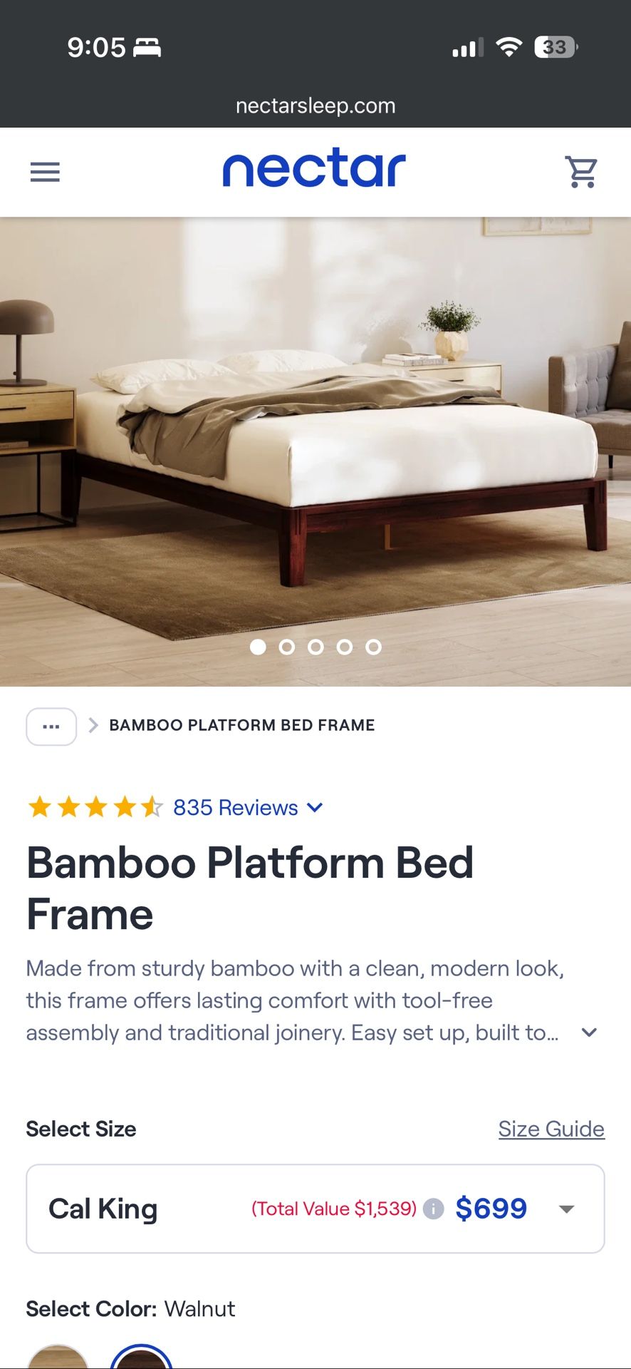 California King Bed Frame