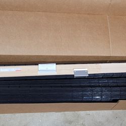 53.5"x 95" black natural window shade