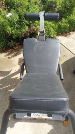 Leg Extension Curl Machine And Flat Incline Bench