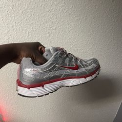 Nike P-6000 Red and Silver 