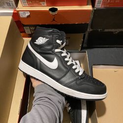 Jordan Ying Yang Black 1s size 12 USED But Clean