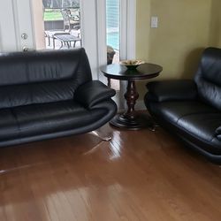 Italian Leather Couch, Love seat, Armchair 