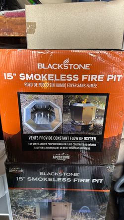 Smokeless fire pit