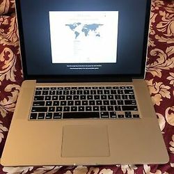 MacBook Pro Retina 15 inch 2015 2.2 Intel Core i7 128gb SSD New battery.

