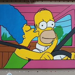 14x16 The Simpsons Painting