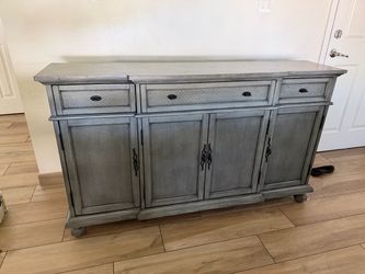 Coast to Coast Imports Vintage Kino Burnished Grey Credenza / Sideboard